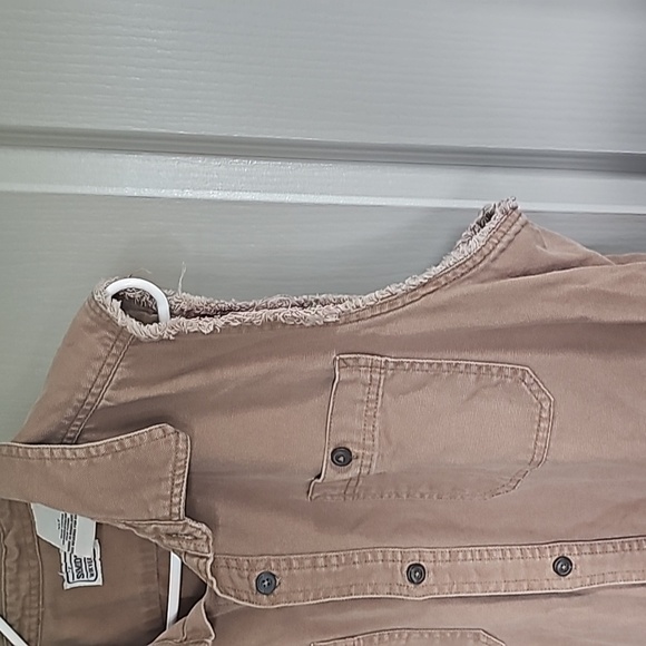 Schmidt work wear XLT sleeveless button down shirt/vest carhartt like material - Picture 2 of 4